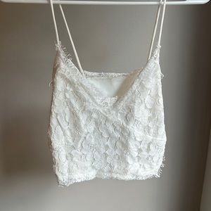 White Cami Lace Top